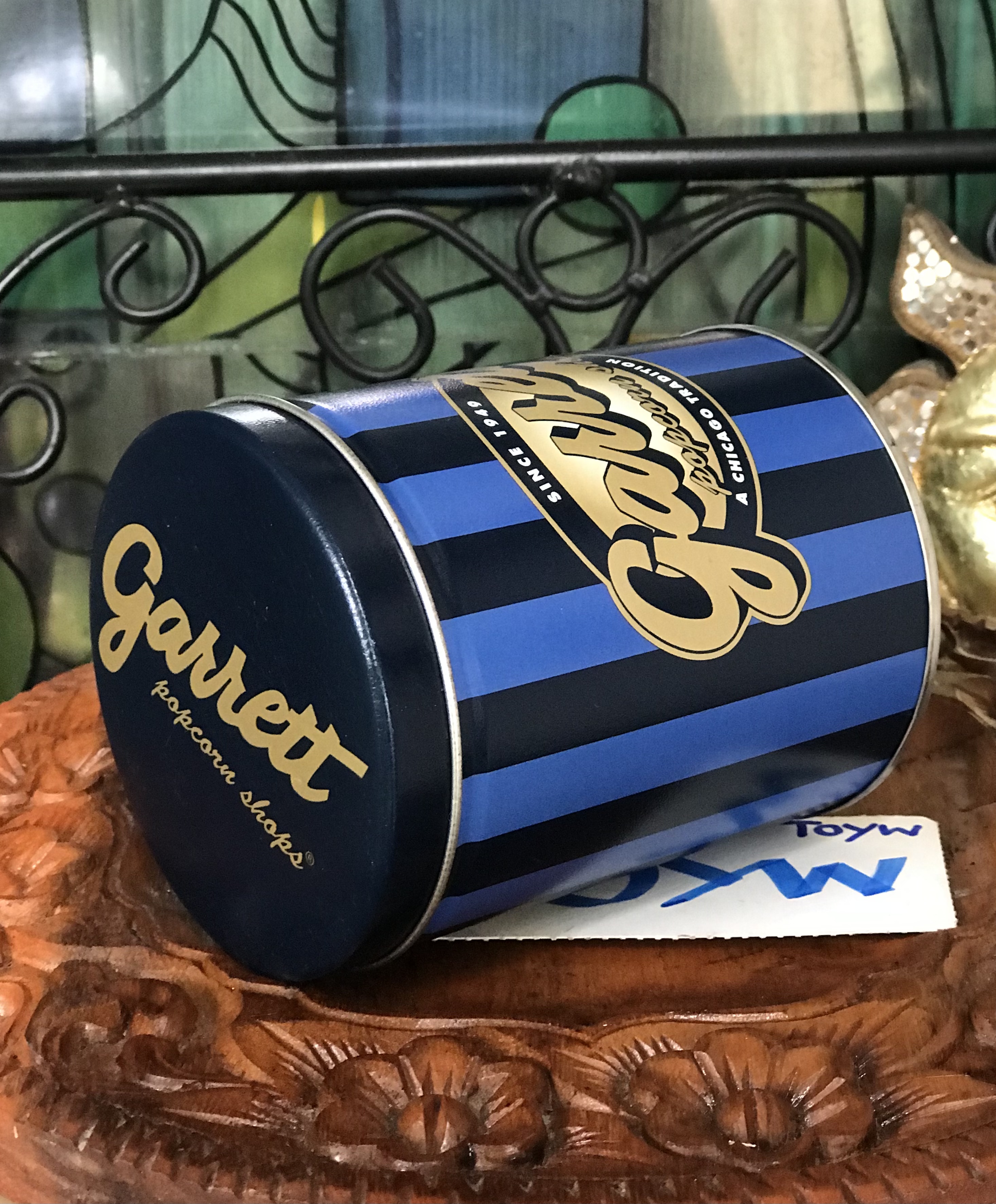 เริ่มต้น 290 บาท มิอสอง กระป๋อง ถังป็อบคอร์นกาเร็ต popcorn Garrett มีรอยบ้าง ไม่ผุ สำหรับนักสะสม