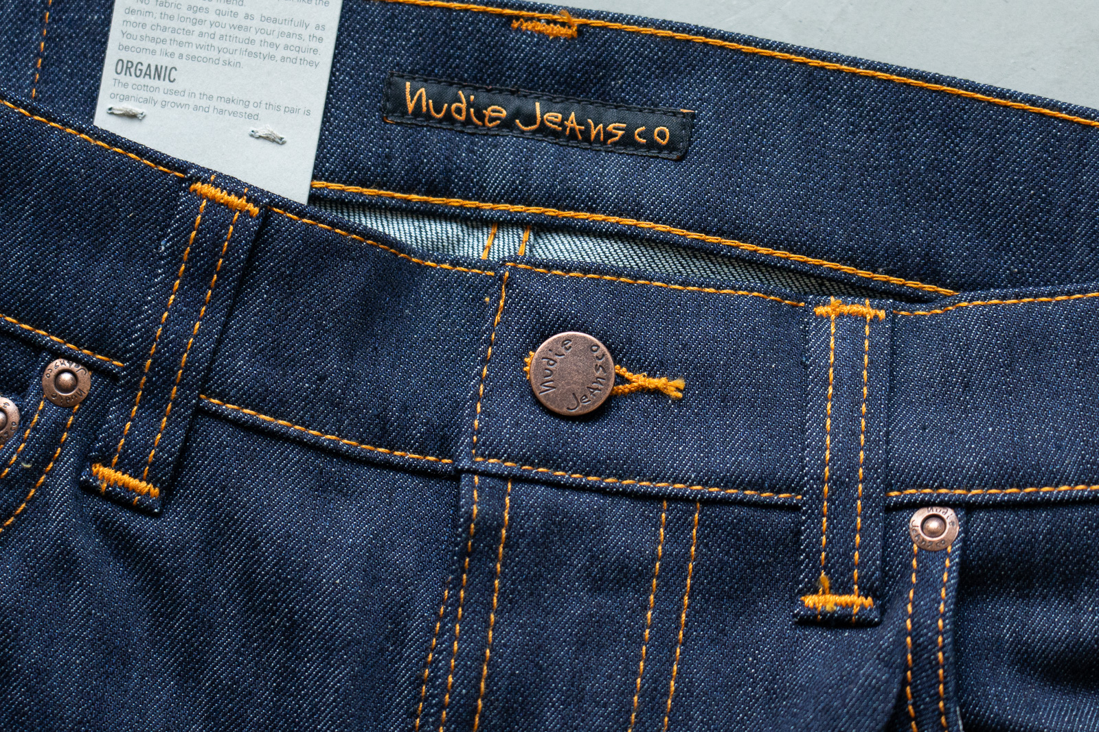 *Lean Dean Dry Ecru Embo [ผ้าดิบ]