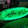 ป้ายไฟ กล่องไฟ coffee เปลี่ยนสีได้ 2