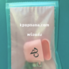 Blackpink - ของสะสม [THEALBUM] BLACKPINK - AIRPODS CASE + KEYRING SET สีชมพู แบบ ที่ 2 พร้อมส่งค่ะ