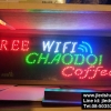 ป้ายไฟcoffee มี FREE WIFI