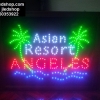 ป้ายไฟResort ป้ายโรงแรม