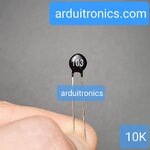 10K Thermistor เซนเซอร์วัดอุณหภูมิ แบบตัวต้านทานปรับค่าได้ 103 จำนวน 1 ชิ้น