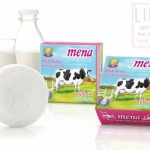 Mena Milk Soap with Glutathione มีนาสบู่น้ำนมผสมกลูต้าไธโอน