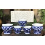 เริ่มต้น 390 บาท เก็บเก่า กระโถนจิ๋วลายคราม สวย สมบูรณ์ น่าเก็บสะสม 1.ขนาดปากกว้าง 2.5 นิ้ว สูง 1.9 นิ้ว 2.ขนาดปากกว้าง 3 นิ้ว สูง 2.5 นิ้ว