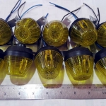 ไฟ ET + ขาเหล็ก สีเหลือง 12V / 24V (ราคาต่อ 10 ดวง)