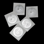 บัตร RFID แบบสติ๊กเกอร์ 25mm ด้านหลังมีกาว 3M (RFID Card แบบ UID เปลี่ยนได้ ใช้กับเครื่อง Copy Clone ได้) 13.56MHz ISO14443A F08 Chip 1K จำนวน 10 ใบ