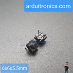 Tact Switch 6X6x5.5mm ไมโครสวิตช์ กดติดปล่อยดับ 2 ขา (หัวกลม)