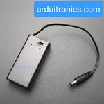 Battery Box รางถ่าน 9V แบบมีฝาปิด และมีสวิทช์เปิดปิด พร้อมหัว Jack