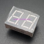 0.56 inch Seven Segment 2 Digit Green-Yellow (Common Cathode) CL5261AG 5621AG