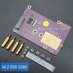 [2280] Raspberry Pi 5 SSD Expansion Board PCIE to M.2 NVME SSD Interface 2280