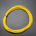 สายไฟอ่อนใส้เต็ม 18AWG UL1007 ความยาว 10 เมตร (สีเหลือง)