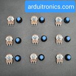 ตัวต้านทานปรับค่าได้พร้อมจุกหมุน pack 9 ค่า รวม 9 ชิ้น (พร้อมแหวนรอง) สีฟ้า