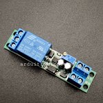 รีเลย์ หน่วงเวลา เปิด 12V Time Delay Relay Module 1-25 วินาที Fixed DC 12V (PCB เขียว)