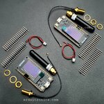 [แพ็ก 2 บอร์ด] TTGO SX1276 V1.3 LoRa32 915MHz + ESP32 with OLED 0.96 inch (Blue Screen) + Antenna + Cable