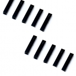 DuPont Head Shell 2.54mm (set 10 ชิ้น) คอนเน็คเตอร์ ไส้ไก่ ขนาด 2.54mm Housing Connector Crimp Terminal 2.54mm จำนวน 10 ชิ้น