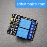 2 Channel Relay (Opto-Isolated) - Active Low 12V 10A (หัวรีเลย์ ยี่ห้อ TongLing รุ่น JCQ-3FF-S-Z)