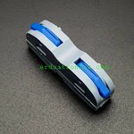 Terminal ต่อสายไฟแบบเร็ว 2 ช่อง (1 in - 1 out) Wire Connector Quick Terminal 0.08-4mm Square Splitter SPL-1 สีน้ำเงิน