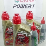 น้ำมันเครื่อง Castrol Power 1 Scooter(ชุดประหยัด)
