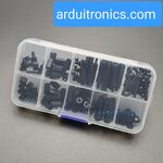 M3 Nylon Hex Spacers / Screw / Nut Stand-off (Black) 120 ชิ้น สีดำ