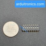 SMD DIP Switch 2.54mm Black SMD สวิตช์ 8P