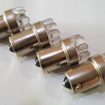 หลอดไฟ LED 1 ไส้ สีขาว 12V (ราคาต่อ 4 หลอด)