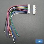 สาย XH2.54 Male Head 12P with Wire + Straight Pin Terminal