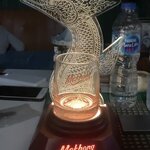 ￼Rare premium souvenir Mekhong แท่นอะคริลิคแม่โขง สะสม ตั้งโชว์ตกแต่งบ้าน