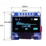 OLED Display Module 0.96" 128X64 (Blue Color) - SPI Interface