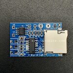 โมดูลเล่นเสียงเพลง TF Card MP3 decoder board decoder module 3.75V power supply with 2W mixed mono with memory playback