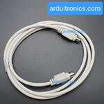 PLC Data Cable 1.5m (Round Head 8-Pin) Male to Male