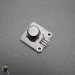 โมดูลสวิตช์กดติด/ปล่อยดับ Button Switch Module for Arduino สีดำ