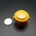 Arcade Button Yellow (สีเหลือง แบบฐานสูง) ปุ่มกดตู้เกม สวิตช์ปุ่มกดติดปล่อยดับ สีเหลือง