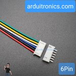 สาย XH2.54 Male Head 6P with Wire + Straight Pin Terminal