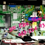 TCL จอแตก : LED29B2620 เมนบอร์ด