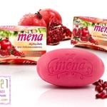 Mena Herbal soap - Pomergranate & Collagen สบู่ทับทิม มีนา 100 กรัม