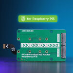 PCIe3.0 Switch to Dual M.2 Hat for Raspberry Pi 5, Support NVMe SSD, Support Hailo8/8L (แท้จาก SeeedStudio)