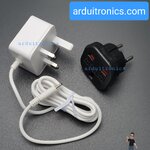 แหล่งจ่ายไฟ Raspberry Pi 4B Official Power Supply 5.1V 3A 15W 1.5 meter longTYPE-C สีขาว