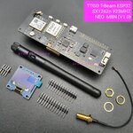 LILYGO TTGO T-Beam V1.0 (CH9102F) OLED ESP32 Lora32 (923MHz) GPS (NEO-M8N) Bluetooth พร้อมรางถ่าน 18650