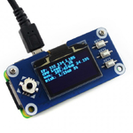 128x64, 1.3inch OLED display HAT for Raspberry Pi - Blue (แท้จาก Waveshare)