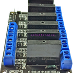 6 Channel 24V 2A Solid State Relay (SSR) High Level Trigger