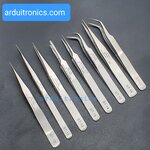 ชุดเซ็ท 8 ชิ้น คีมคีบ (Tweezer) ยี่ห้อ VETUS (ESD10 - ESD17)