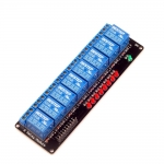 8 Channel Relay 24V 10A (Optocoupler) with LED (คละยี่ห้อของหัวรีเลย์)