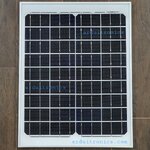 แผงโซล่าเซลล์ Solar Cell 20W 18V สำหรับชาร์จแบตเตอรี่ พลังงานแสงอาทิตย์ (45cm x 35cm x 1.8cm)