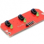 3-Way Infrared Line Tracking Module (โมดูลตรวจจับเส้นขาวดำสำหรับ Smart Car/Robot) - TCRT5000 Sensor