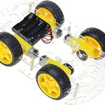 4WD 2-Layer Smart Car Chassis Kits with Speed Encoder DC 3V 5V 6V for Arduino