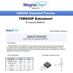 70R900P MND70R900P TO - 252 750V. 5A. ใช้แทน SVS5N70D ได้