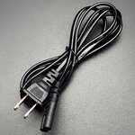 สายต่อ power adapter (Notebook) แบบ 2 หัว ยาว 1.5m Round Socket