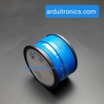 สายไฟแกนแข็งเส้นเดี่ยว 22AWG UL1007 (0.3 sqmm.) ความยาว 100 ฟุต (33 เมตร) Blue