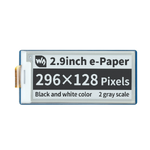 2.9inch E-Paper E-Ink Display Module for Raspberry Pi Pico, 296×128, Black / White, SPI (แท้จาก Waveshare)